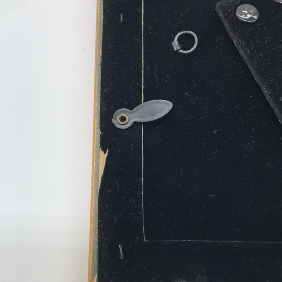 Vintage Heavy Wooden Resin Carved Ornate Gold &Gold Foiled Easel/Hanging Frame - Picture 7 of 7